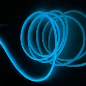 Fibre optique à lueur latérale multicœur