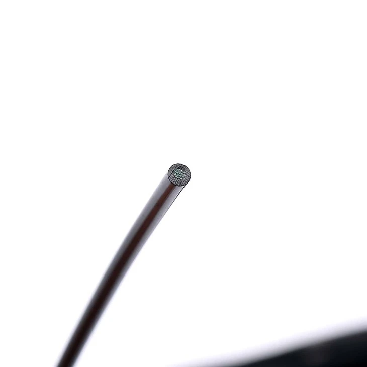 Fibre optique en plastique multibrins