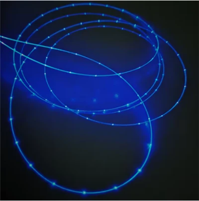 Lumière scintillante en PMMA